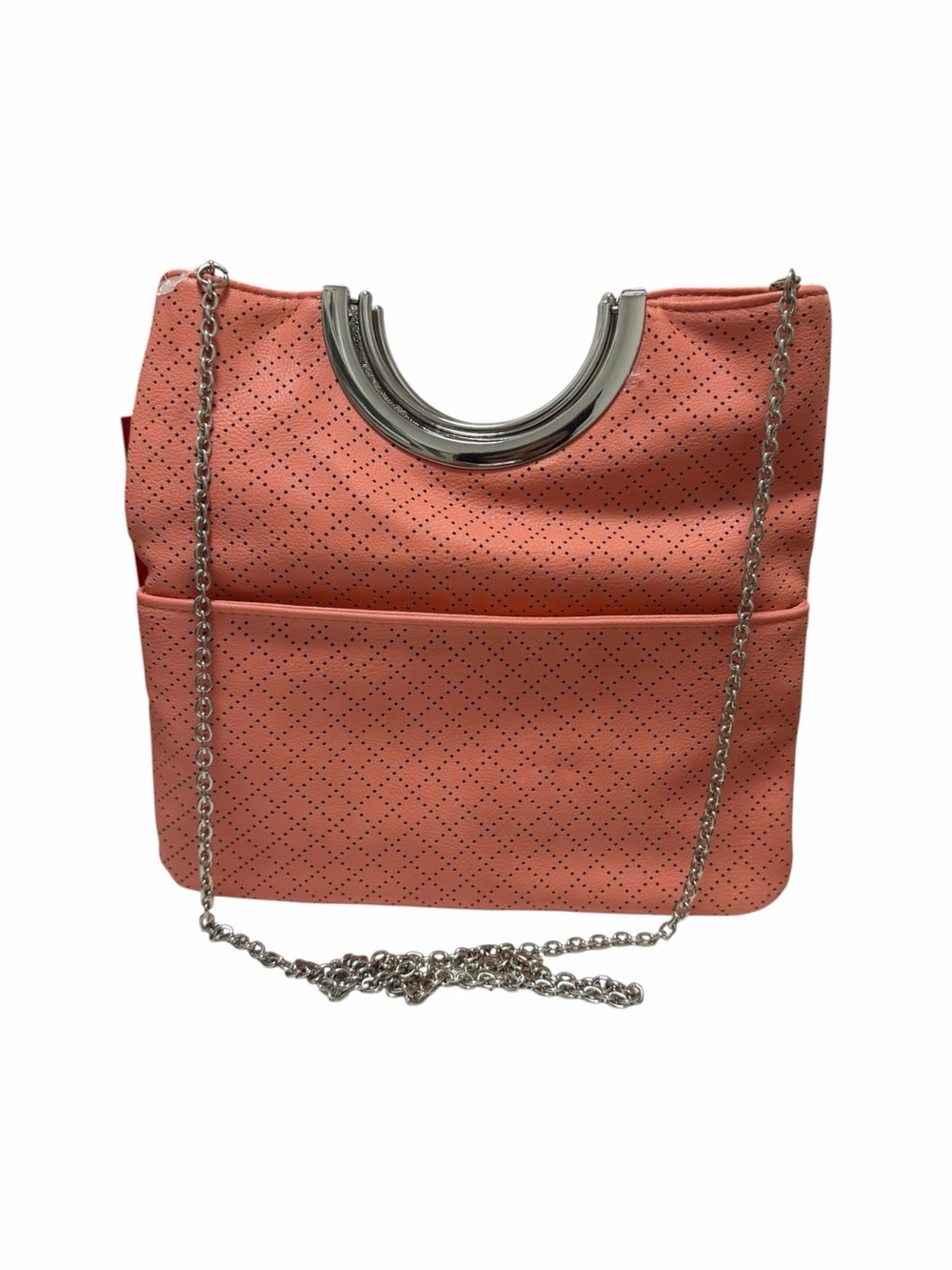 Kelly & Katie Salmon Faux Leather Handbag